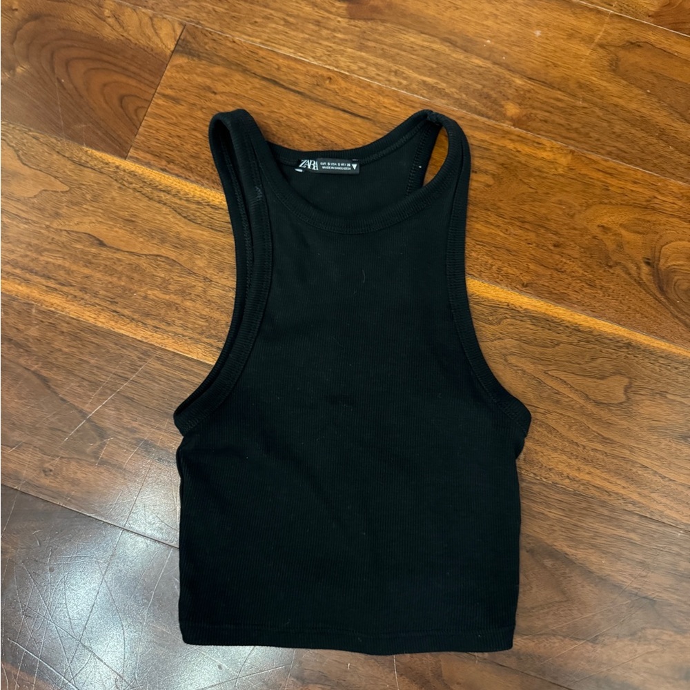 Zara Classic Black Tank Top
